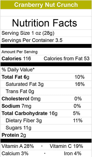 Greenola - Cranberry Nut Crunch 5oz