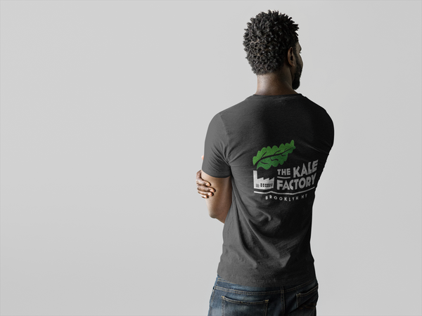 T-Shirt: Kale Factory Classic Logo Two Sided