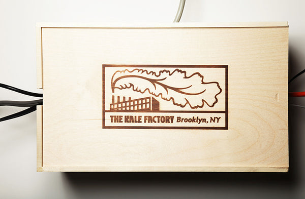 One pound of Kale Chips in a Kable Box